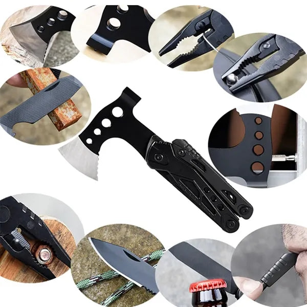 Outdoor Portable Multi-Function Folding Axe Plier