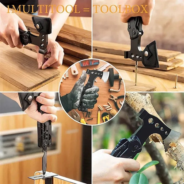 Outdoor Portable Multi-Function Folding Axe Plier