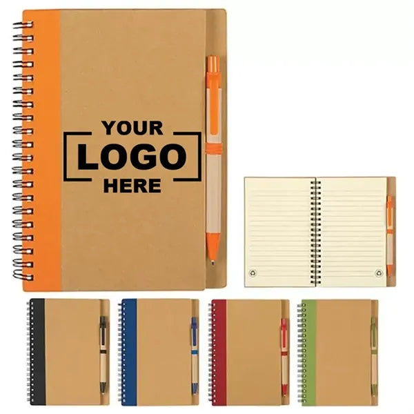 Promo Eco-Inspired Spiral Notebook & Pen
