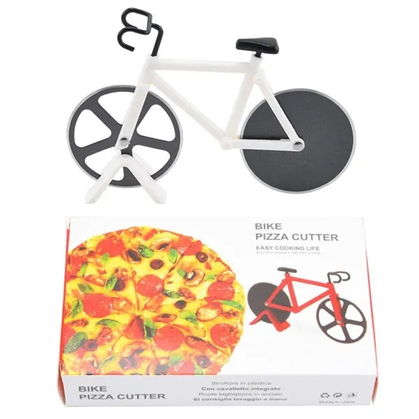 BikeShaped Stainless Steel Pizza Roller