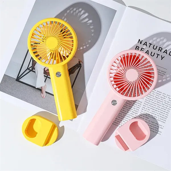 3 Speeds Mini Portable Fan with Base