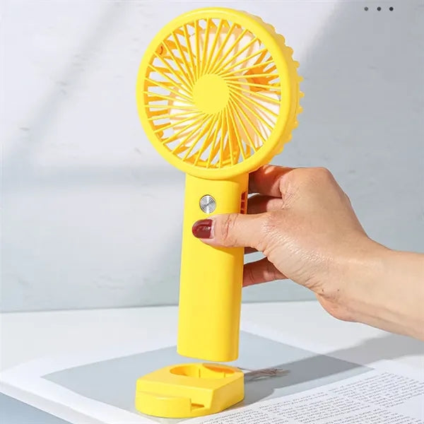 3 Speeds Mini Portable Fan with Base
