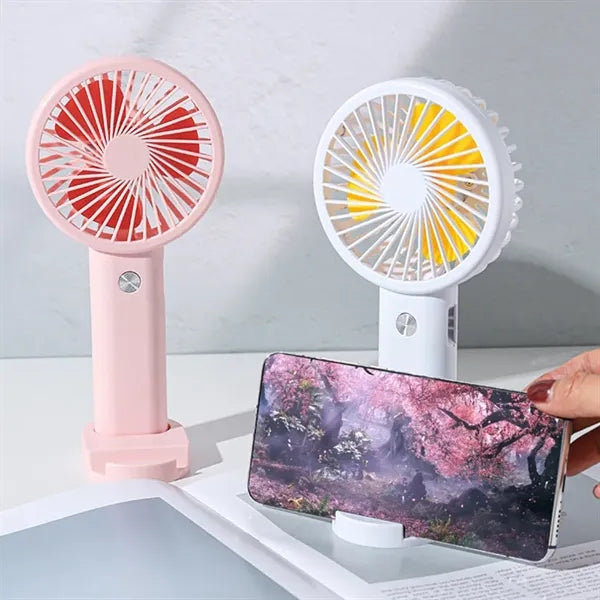 3 Speeds Mini Portable Fan with Base