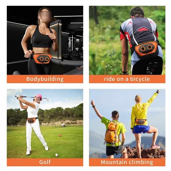 Outdoor Waterproof Speaker Waist Pack With Adjustable Strap