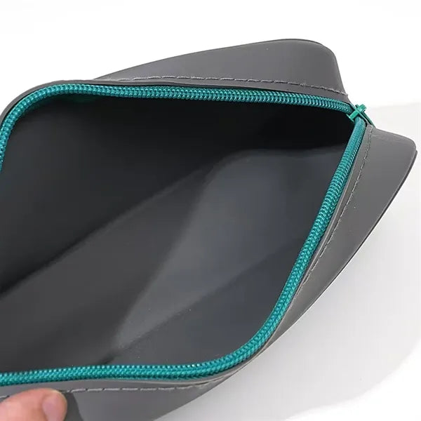 Silicone Pencil Pouch With Zipper For Students