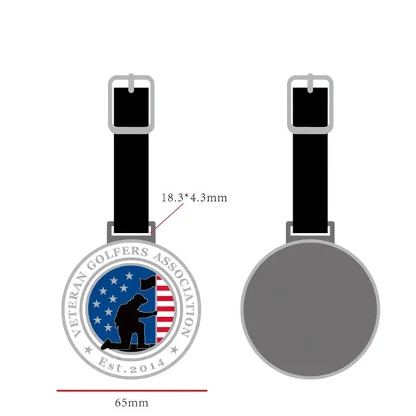 Metal Golf bag tag