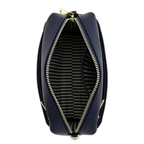 Fashionpuzzle Triple Zip Small Crossbody Bag