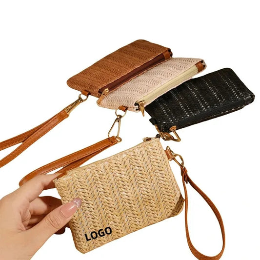 Women Summer Beach Straw Purse