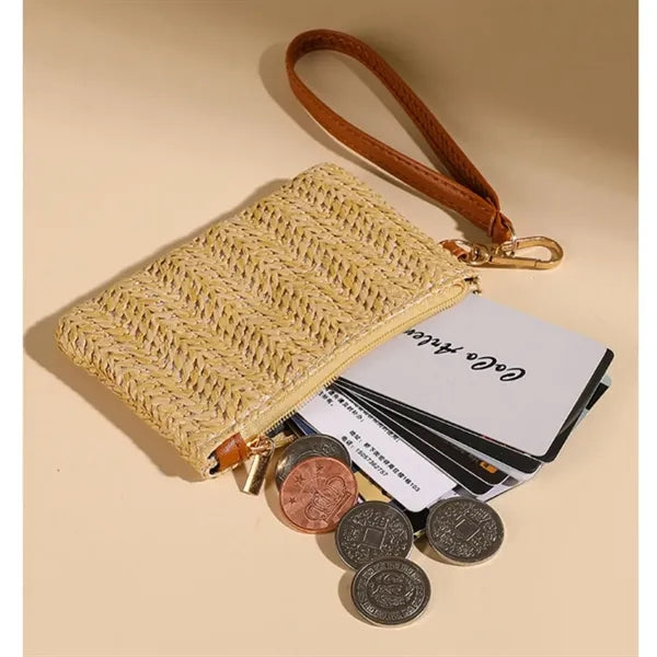 Women Summer Beach Straw Purse