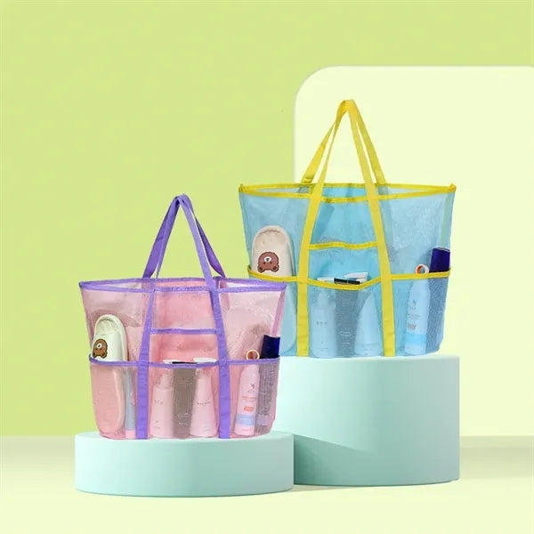 23.6" Big Size Quick-Dry Mesh Beach Bag