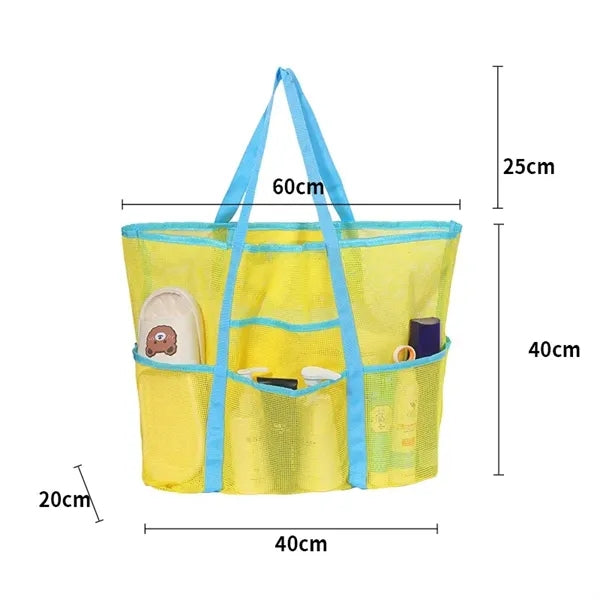 23.6" Big Size Quick-Dry Mesh Beach Bag