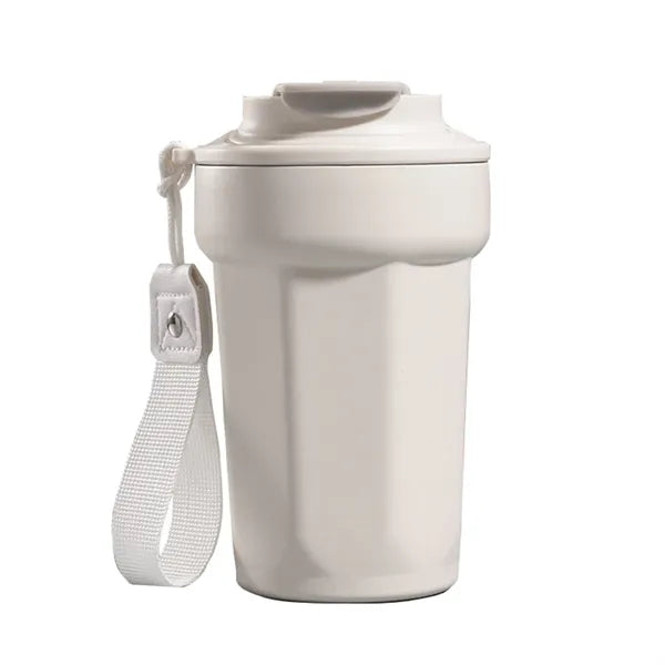15oz Portable Insulated Coffee Cup with Leakproof Lid