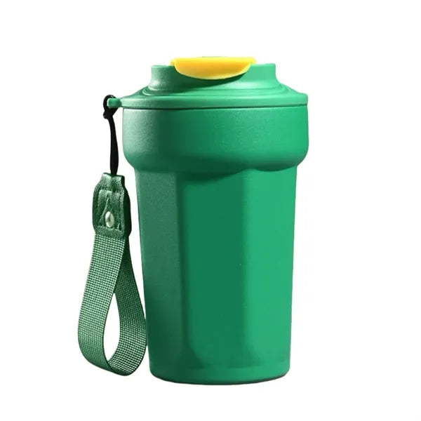 15oz Portable Insulated Coffee Cup with Leakproof Lid