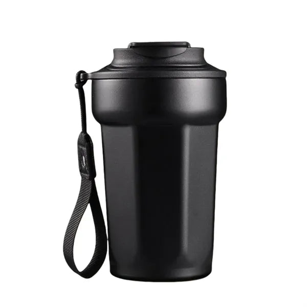 15oz Portable Insulated Coffee Cup with Leakproof Lid