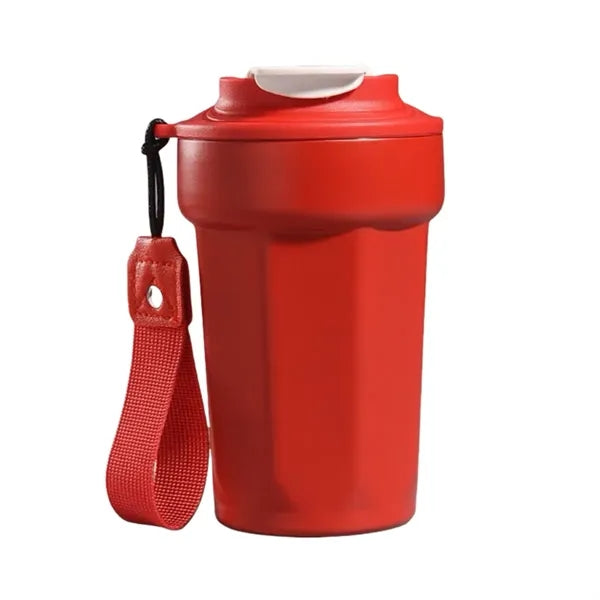 15oz Portable Insulated Coffee Cup with Leakproof Lid