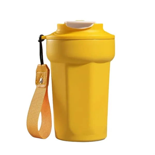 15oz Portable Insulated Coffee Cup with Leakproof Lid