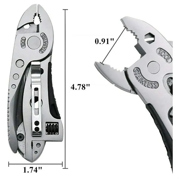 Multi-Purpose Wrench Compact Integrated Tool Pliers