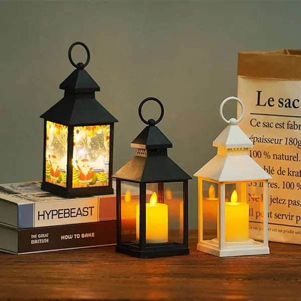 LED Flameless Candle Lantern for Christmas Party