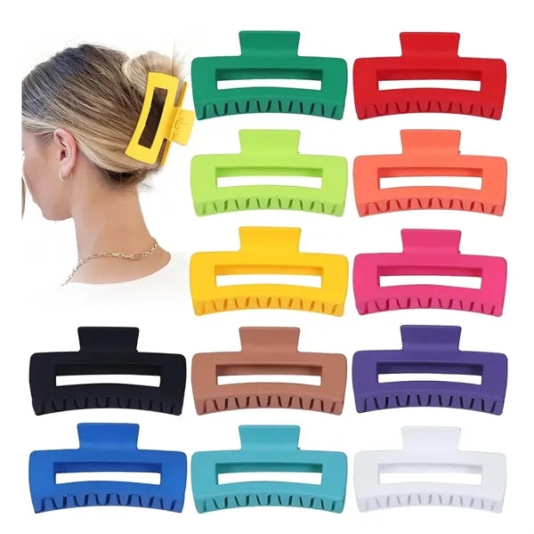Non-slip Square Hair Claw Clip for Women Girls