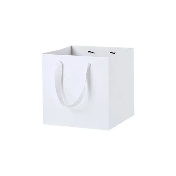 Square Kraft Paper Luxury Tote Bag