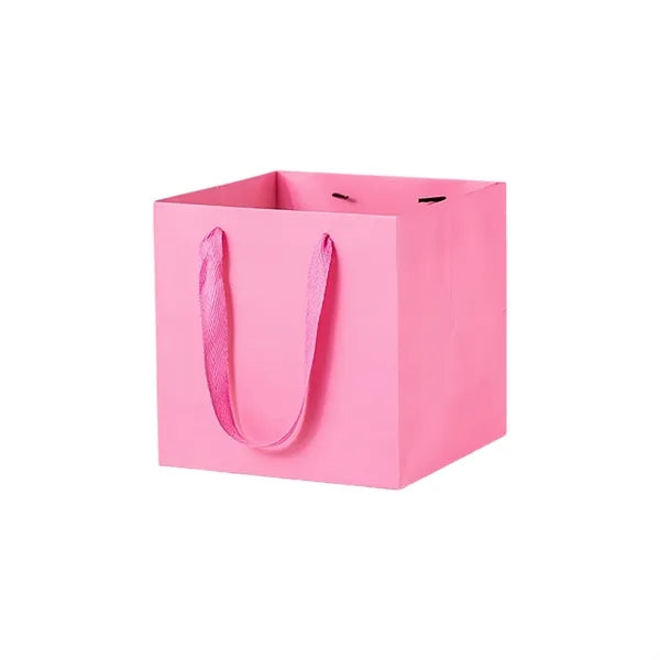 Square Kraft Paper Luxury Tote Bag