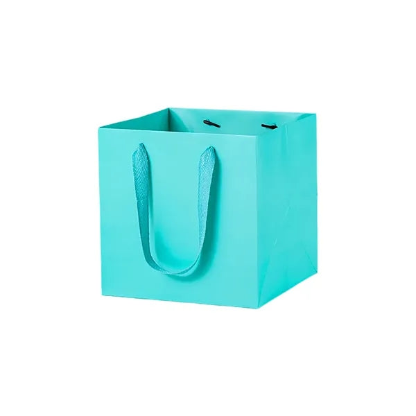 Square Kraft Paper Luxury Tote Bag