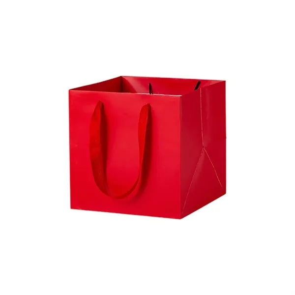 Square Kraft Paper Luxury Tote Bag