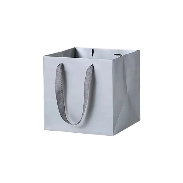 Square Kraft Paper Luxury Tote Bag