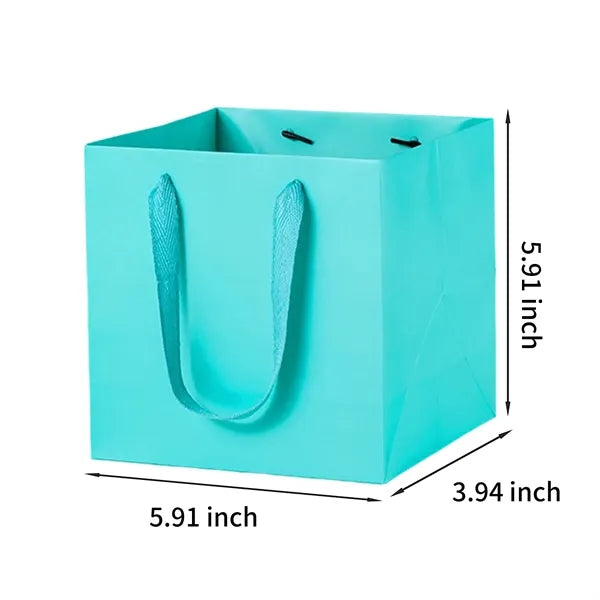 Square Kraft Paper Luxury Tote Bag