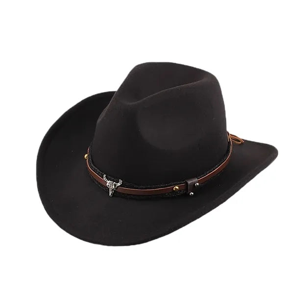 Retro Western Cowboy Felt Hat