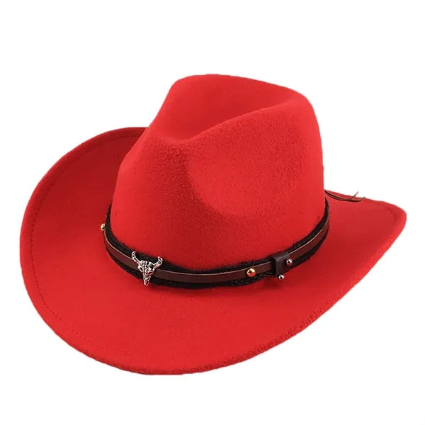 Retro Western Cowboy Felt Hat