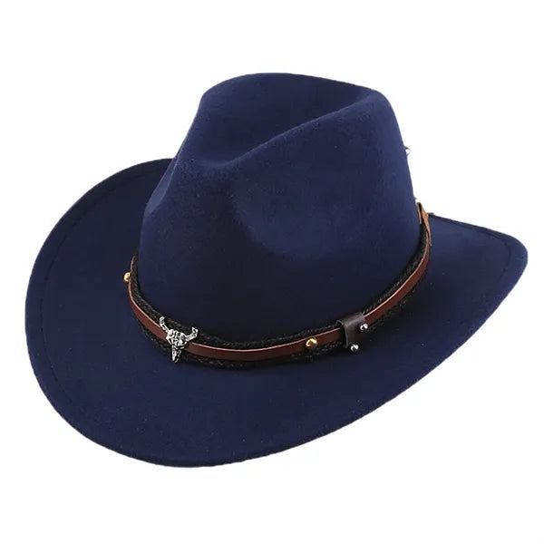 Retro Western Cowboy Felt Hat