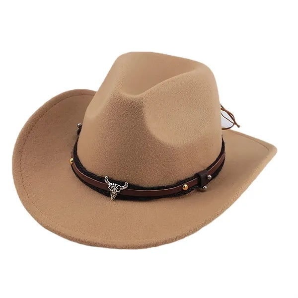 Retro Western Cowboy Felt Hat