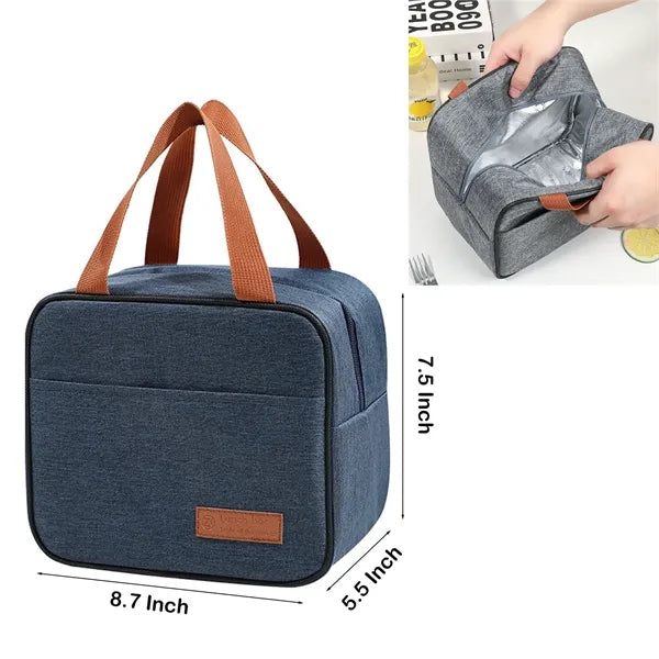 6-Can Compact Cooler with Wide Webbing Handle & Frame