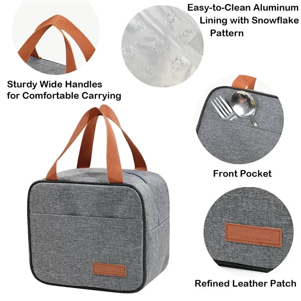 6-Can Compact Cooler with Wide Webbing Handle & Frame