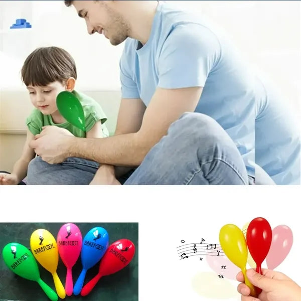 Plastic Mini Maraca Musical Instrument