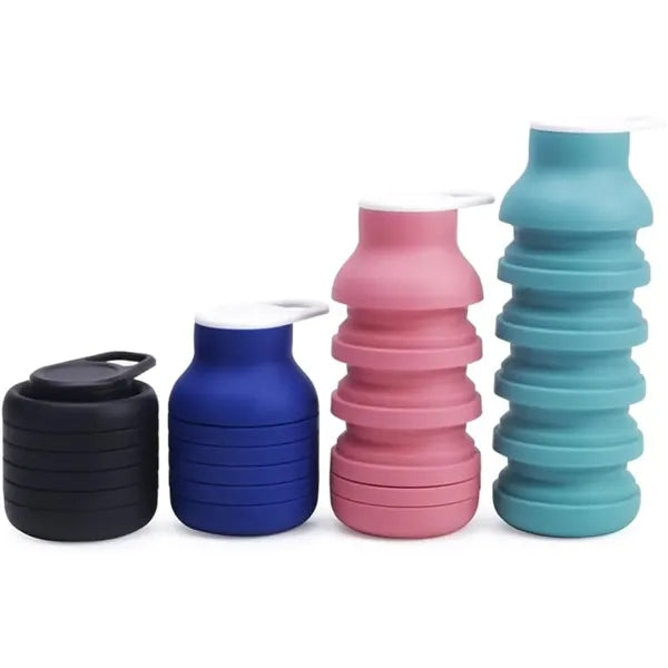 Silicone Collapsible Sports Water Bottles 20 oz