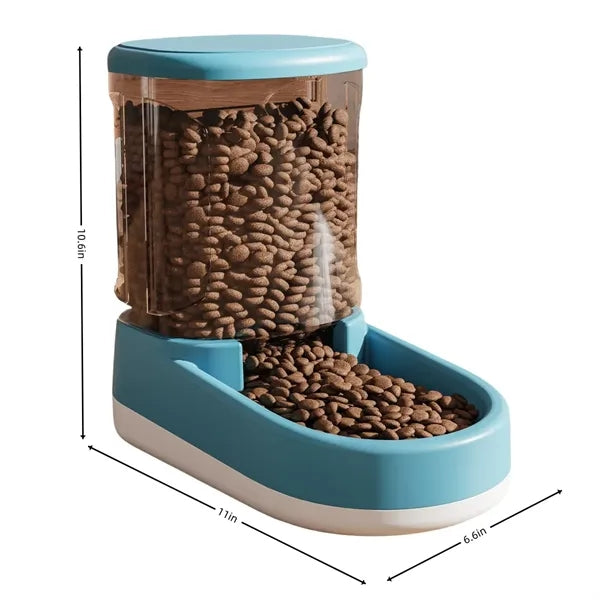 Gravity Pet Feeder And Water Dispenser Set