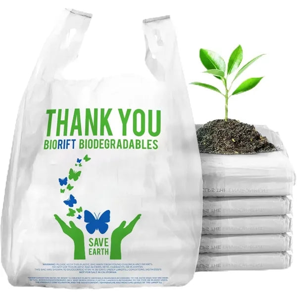 Supermarket Biodegradable Shopping Tote Daily-use PlasticBag