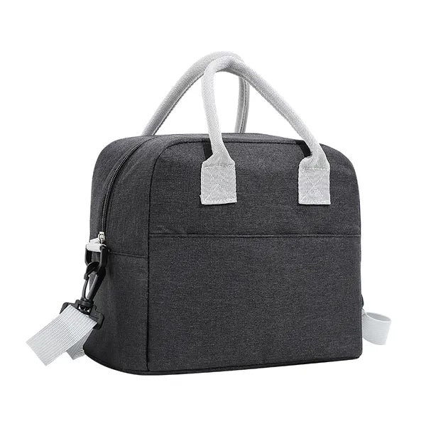 10-Can Solid Color Insulated Cooler Tote with Handle & Strap