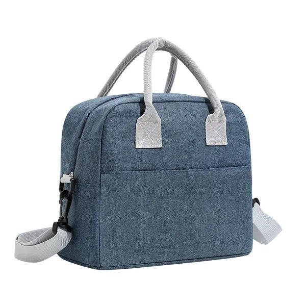10-Can Solid Color Insulated Cooler Tote with Handle & Strap