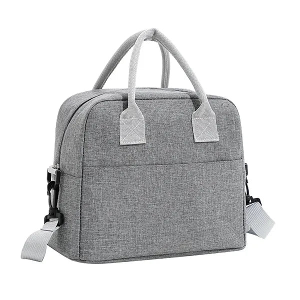 10-Can Solid Color Insulated Cooler Tote with Handle & Strap