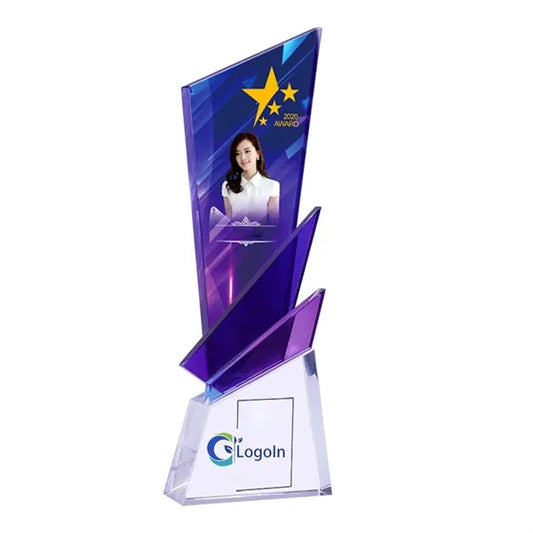 Crystal Sublimation Custom Picture Photo Award Plaque Trophy