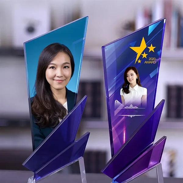 Crystal Sublimation Custom Picture Photo Award Plaque Trophy