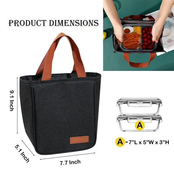 Minimalist Cooler Tote with Wide Handles