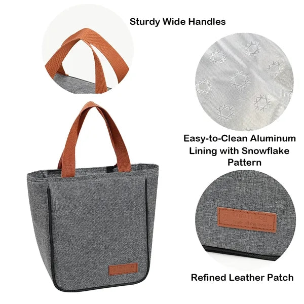 Minimalist Cooler Tote with Wide Handles