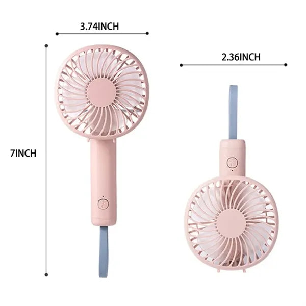 Portable Handheld mini fan USB lanyard