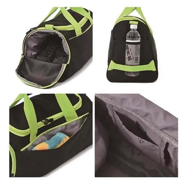 Large Sports Gym Duffle Bag With Shoes Compartment