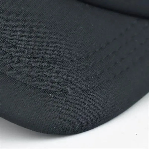 Polyester Foam/Round Visor "SNAP" 5 Panel Mesh Back Hat