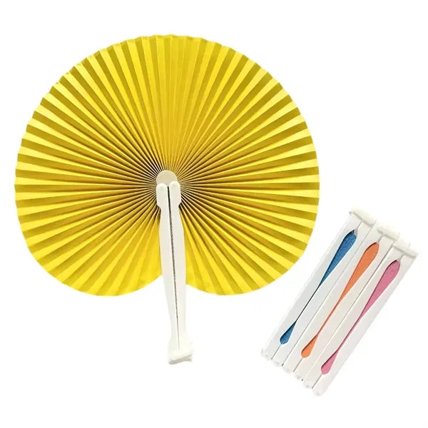 Rainbow Folding Fan